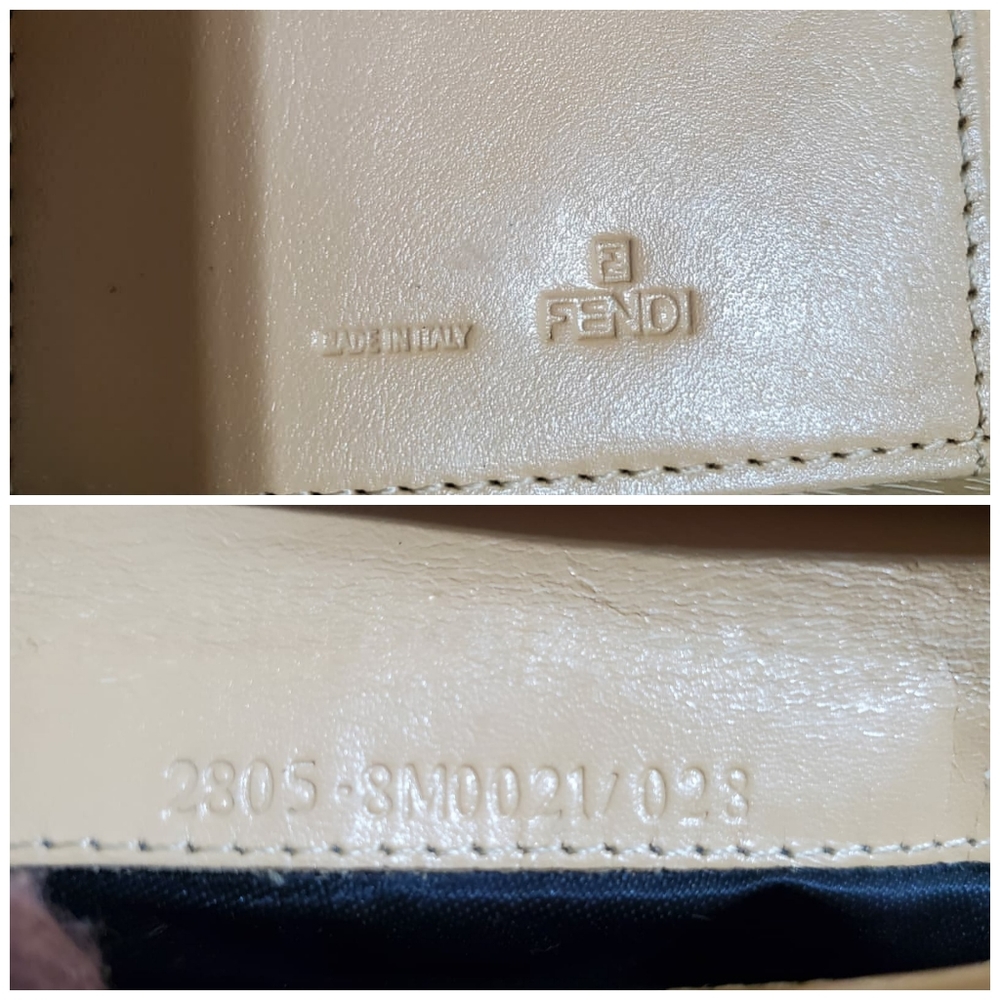 FendiVintage French Wallet with Leather Compact - Picture 3 of 6